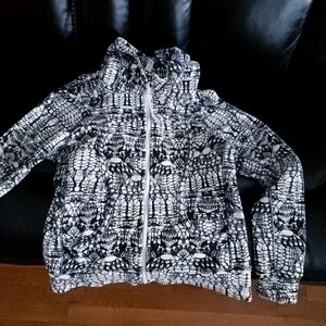 Lululemon Athletica Black and White Hoodie